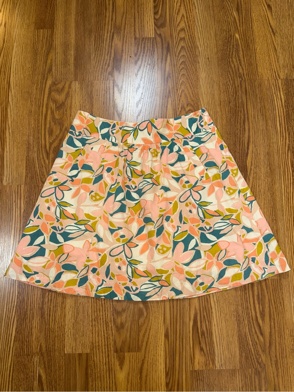 Darling J. Crew Gathered Cotton Skirt